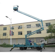 Low price !! hydraulic truck mounted boom lift mobile aerial work platform